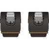 Delock mini sas sff-8087 > mini sas sff-8087 kabel (rood zwart, 0,5 meter)