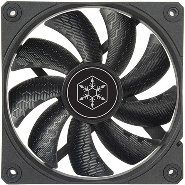 Silverstone shark force 120 case fan (zwart, 120 x 120 x 25 mm, pwm)