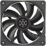 Silverstone shark force 120 case fan (zwart, 120 x 120 x 25 mm, pwm) - afbeelding 2