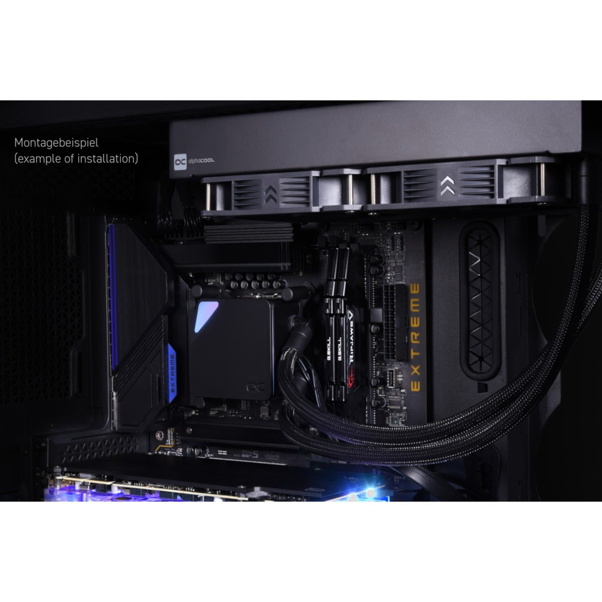 Alphacool core ocean t38 280 waterkoeling (zwart)