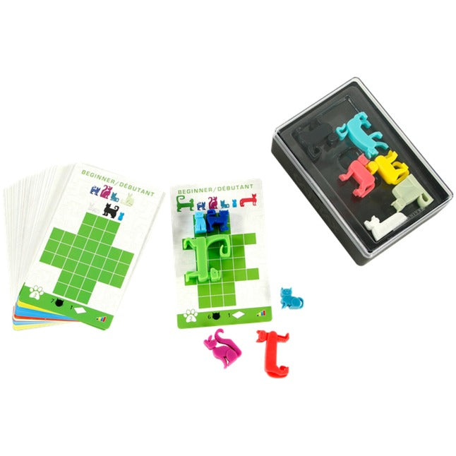 999games 999 games cat stax denkspel (nederlands, 1 speler, vanaf 7 jaar, 44 opdrachten)