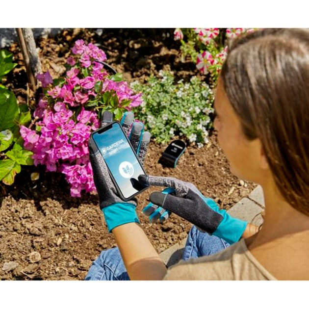 Gardena smart irrigation control sensor set besproeiingscomputer (grijs turquoise)