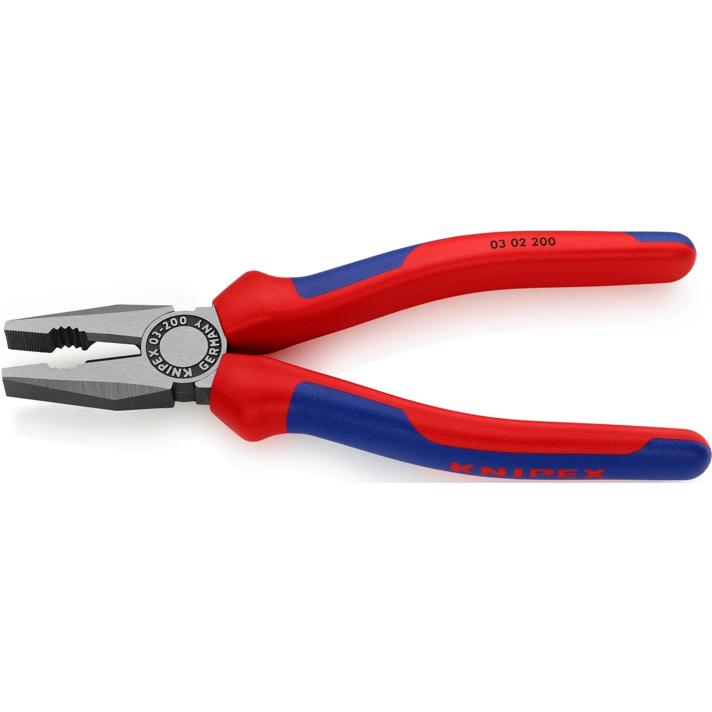 Knipex combitang 03 02 200 combinatietang (blauw)