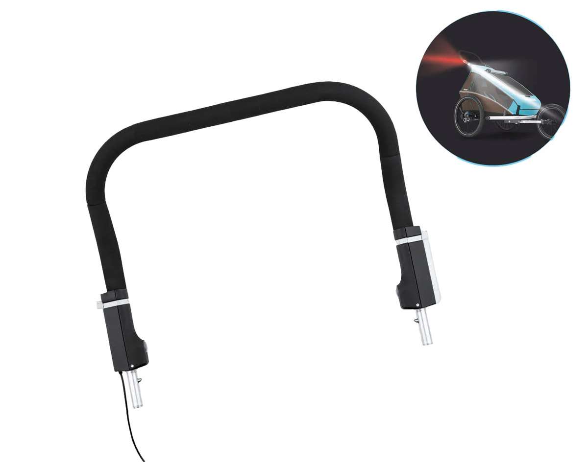 Croozer two-seater sliding light bar