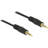 Delock 3,5 mm kabel (zwart, 2 meter)