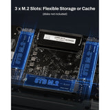 Terramaster f4-425 plus nas (wit, 2x 5gbe, hdmi, usb) - afbeelding 6