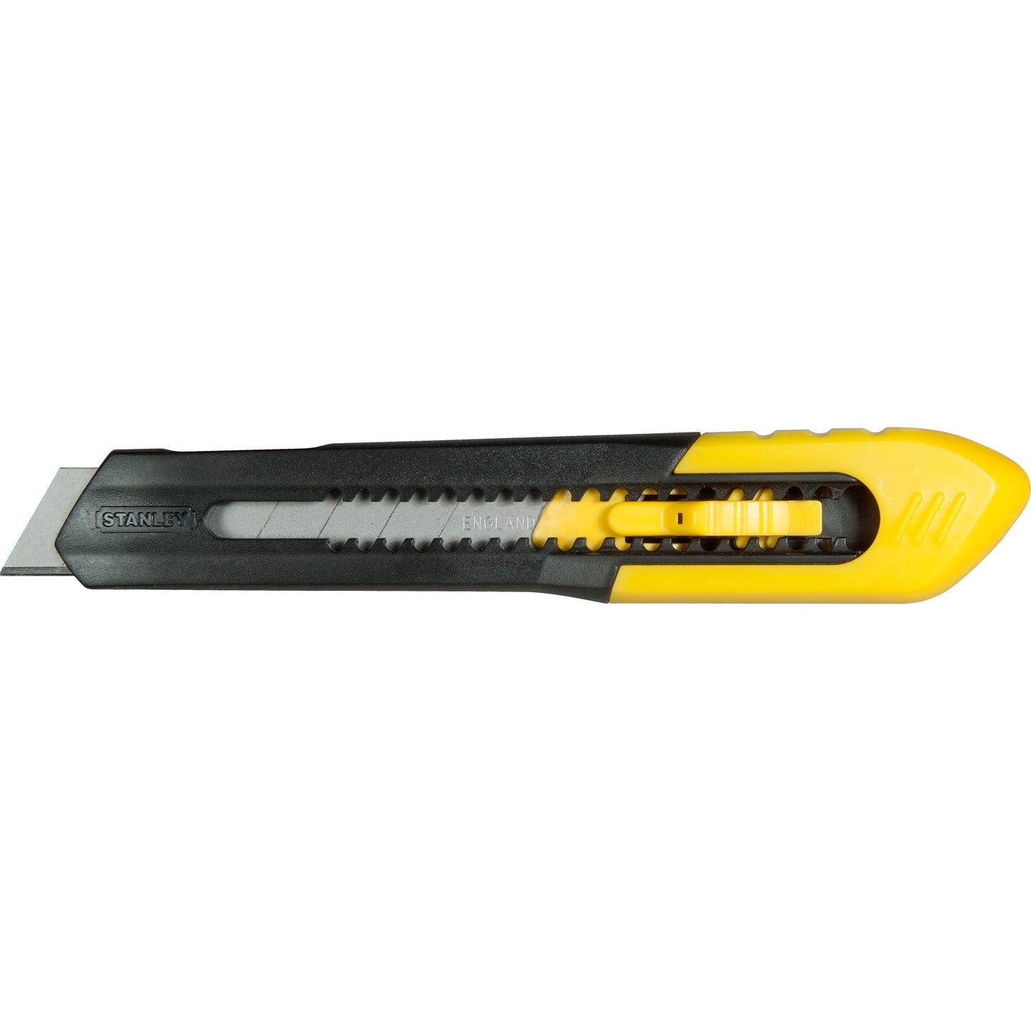 Stanley afbreekmes sm 9mm, 3 stuks mes (geel zwart)