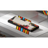 Iqunix f97 graffiti diary wireless mechanical keyboard (zwart, us lay-out (qwerty), ttc gold pink, 96%, rgb leds, hot-swappable, pbt, 2.4ghz | bluetooth 5.1 | usb-c)