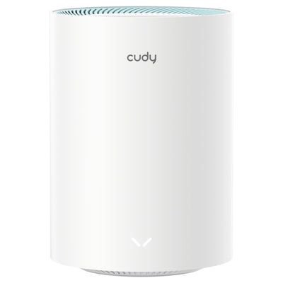 Cudy ac1200 gigabit mesh wi-fi system (1-pack) mesh router (wit)