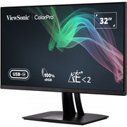 Viewsonic vp3256-4k 31.5 monitor (zwart (mat), 2x hdmi, 1x displayport, usb-a, usb-b, usb-c) - afbeelding 3