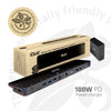 Club 3d usb-c 3.2 gen1 triple display dynamic pd dockingstation (zwart, 100 w)