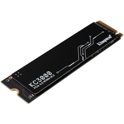 Kingston kc3000 512 gb ssd (zwart, skc3000s 512g, pcie 4.0 nvme, m.2 2280)