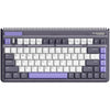 Iqunix og80 lavandin wireless mechanical keyboard (lavendel, us lay-out (qwerty), cherry mx red, 80% (tkl), hot-swappable, pbt, 2.4ghz | bluetooth 5.1 | usb-c)