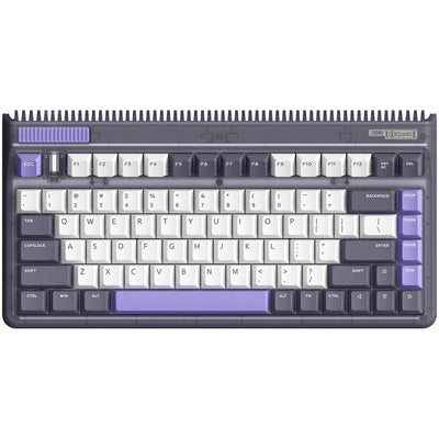 Iqunix og80 lavandin wireless mechanical keyboard (lavendel, us lay-out (qwerty), cherry mx red, 80% (tkl), hot-swappable, pbt, 2.4ghz | bluetooth 5.1 | usb-c)