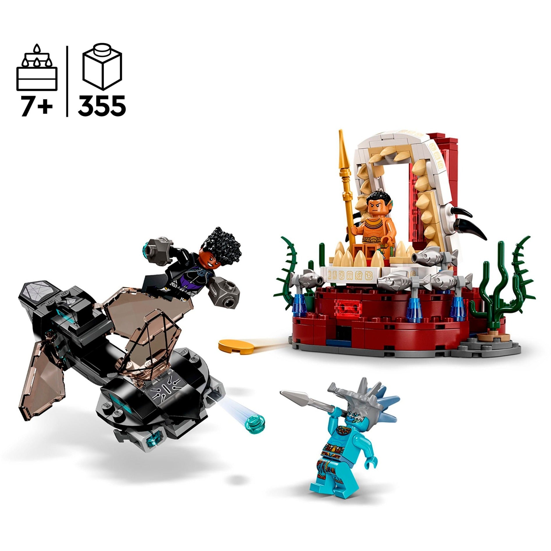 Lego marvel super heroes 76213 koning namor’s troonzaal