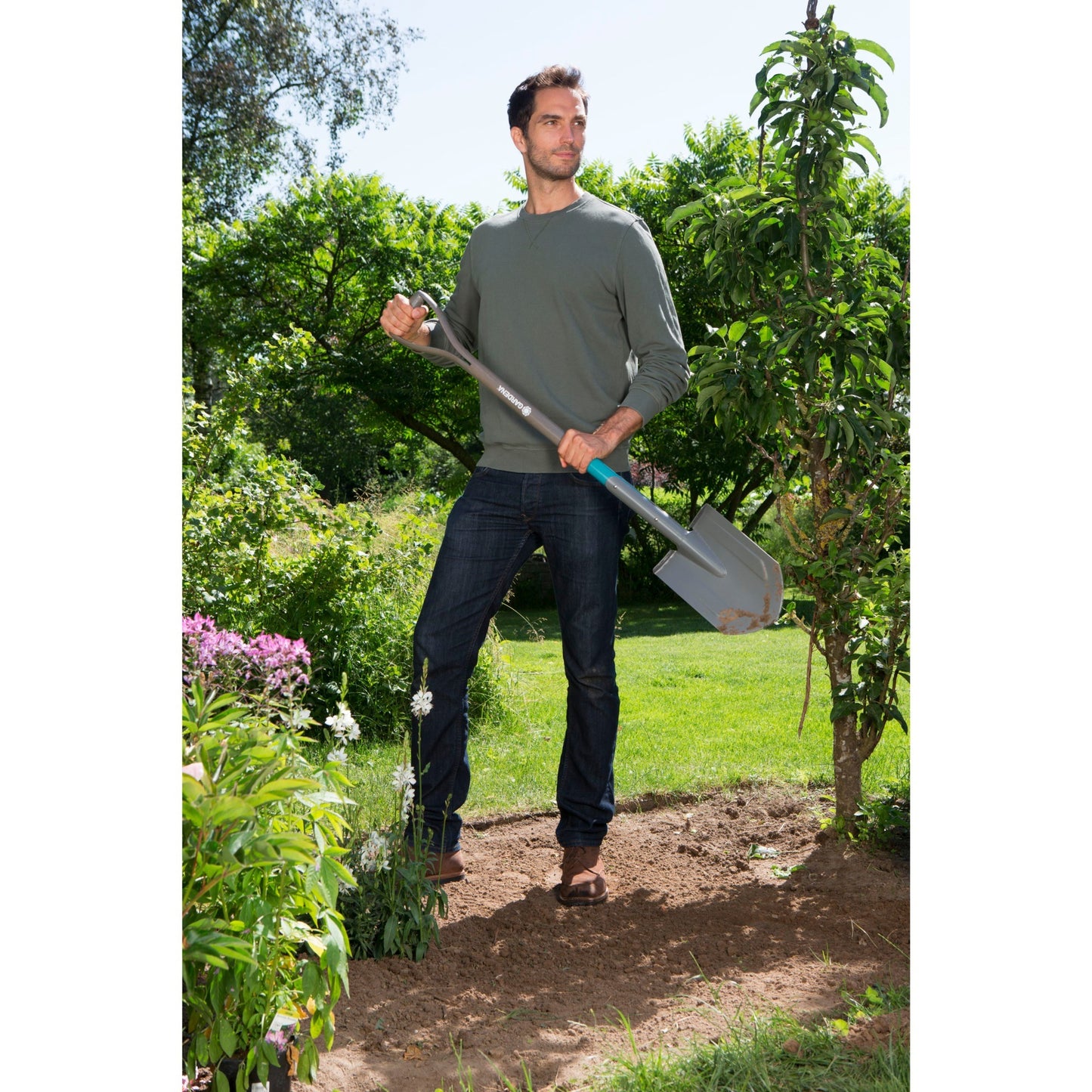 Gardena natureline schop - puntspade - fsc 100%