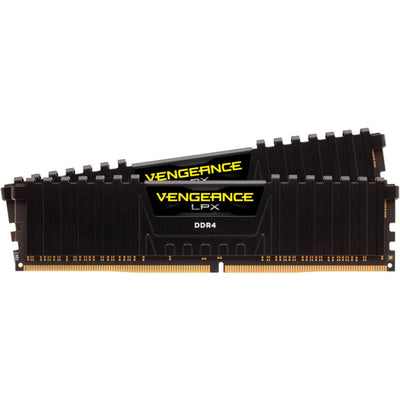 Corsair vengeance lpx 32 gb ddr4-3200 (2x 16 gb) werkgeheugen (zwart, cmk32gx4m2e3200c16, xmp 2.0)