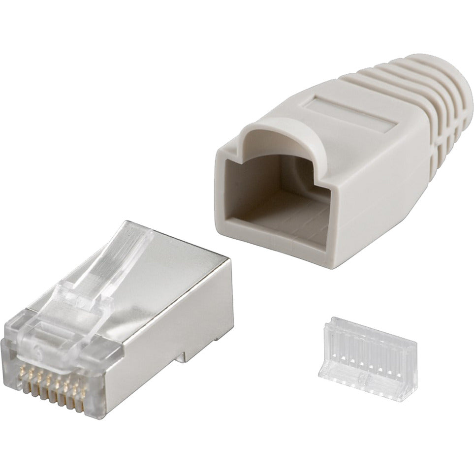 Goobay cat.5e rj-45 stp stekker (grijs, 10 stuks)