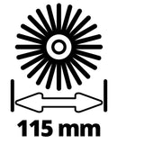 Einhell picobella soft borstelset - 2-delig - ø115 mm - afbeelding 7