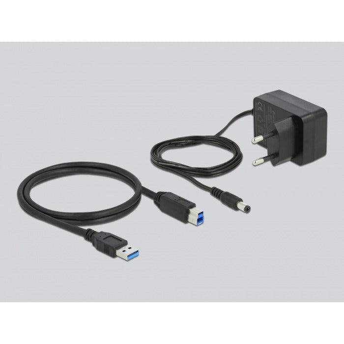 Delock 4-port usb 3.2 gen 1 usb-hub (grijs)