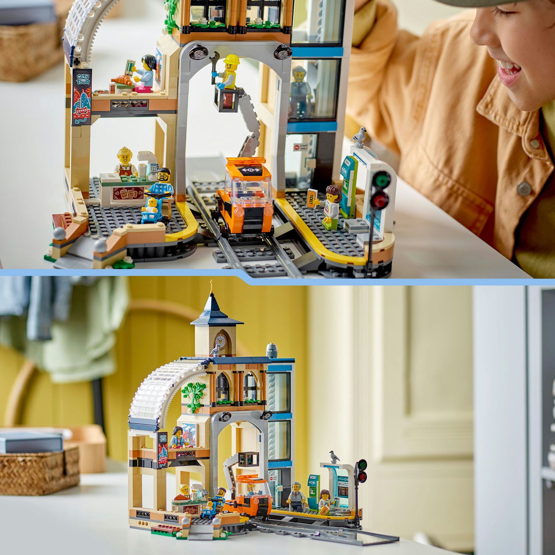 Lego ® city centraal station, bouwspeelgoedset - 60469