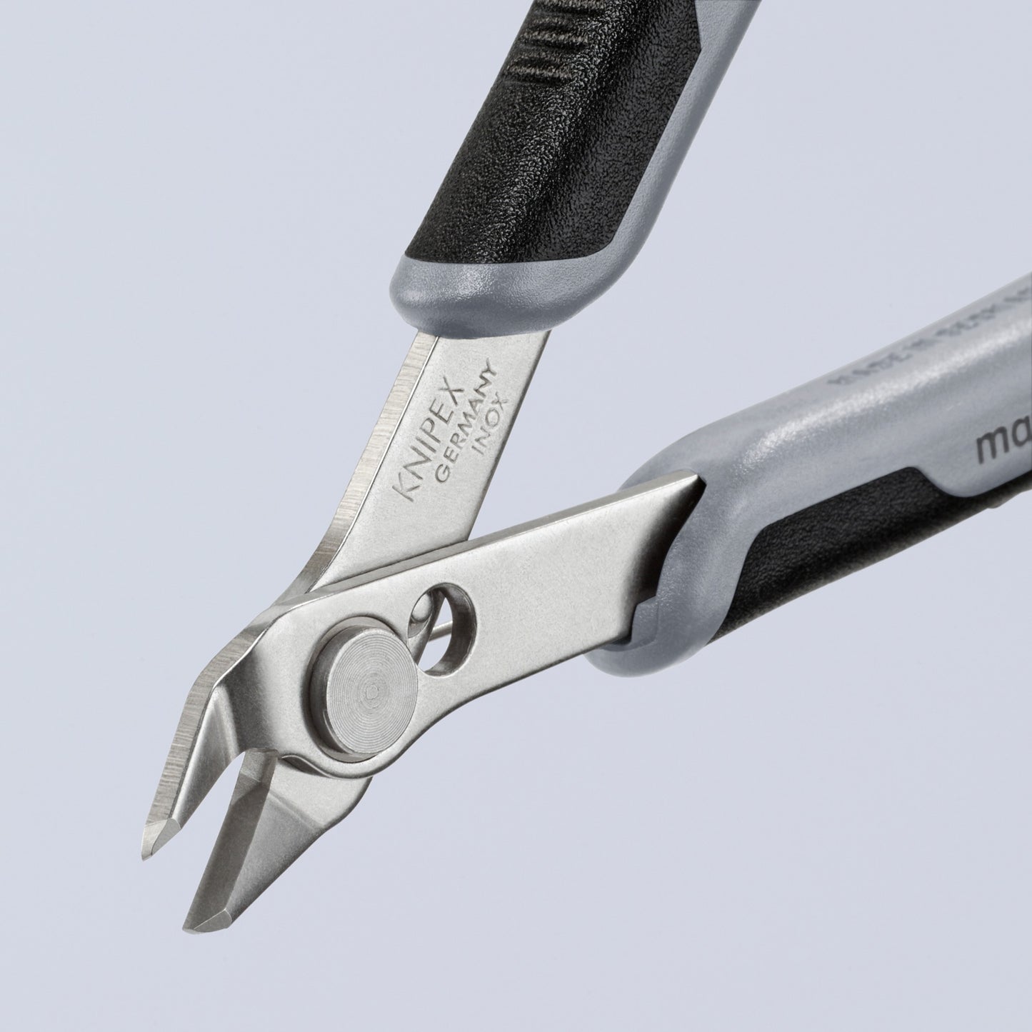 Knipex electronic super knips esd 78 13 125 esd elektronica-tang (grijs)