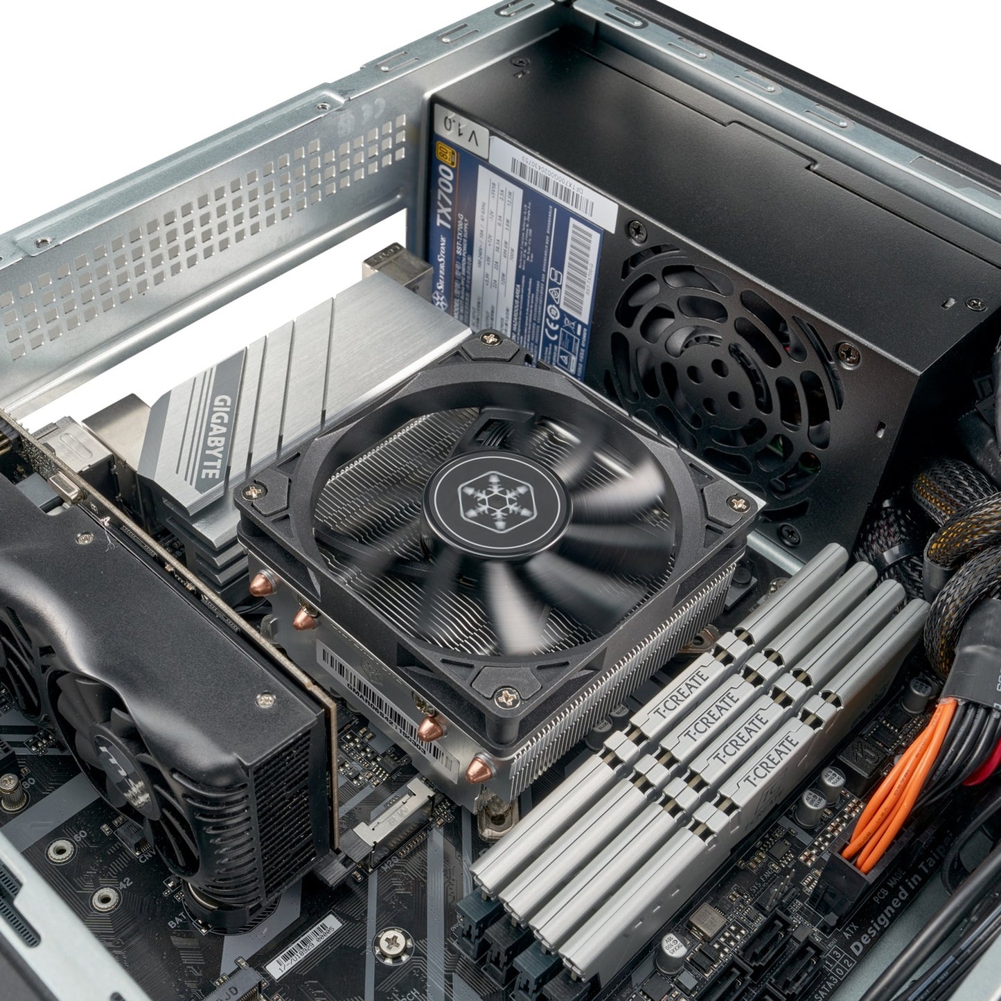 Silverstone sst-ml11b htpc behuizing (zwart | 4x usb-a)