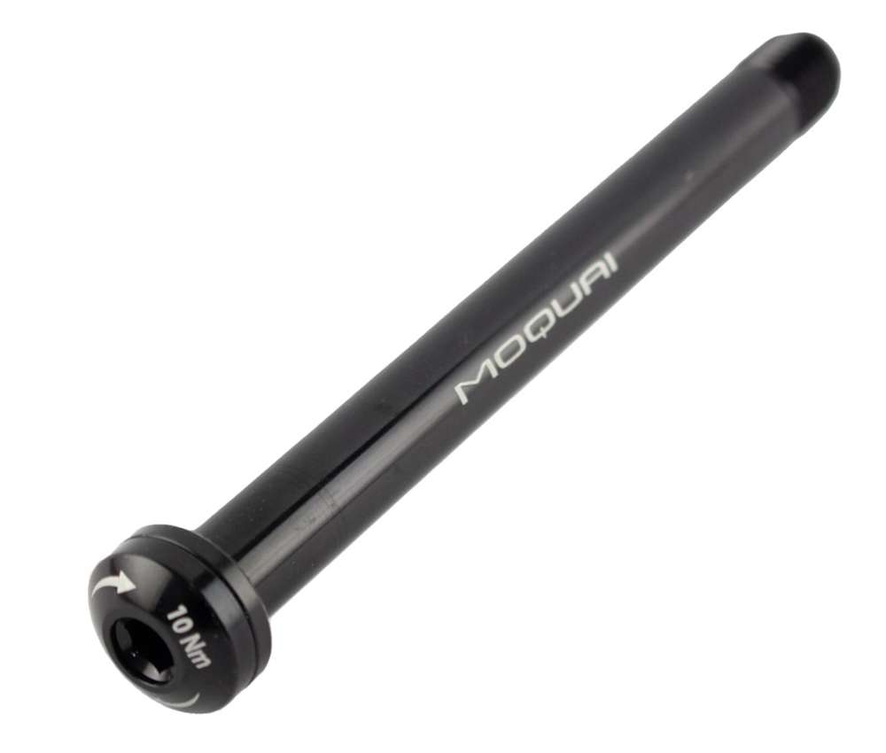 Moquai front wheel thru axle