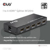 Club 3d hdmi splitter 1x > 4x hdmi 4k 120hz (zwart)
