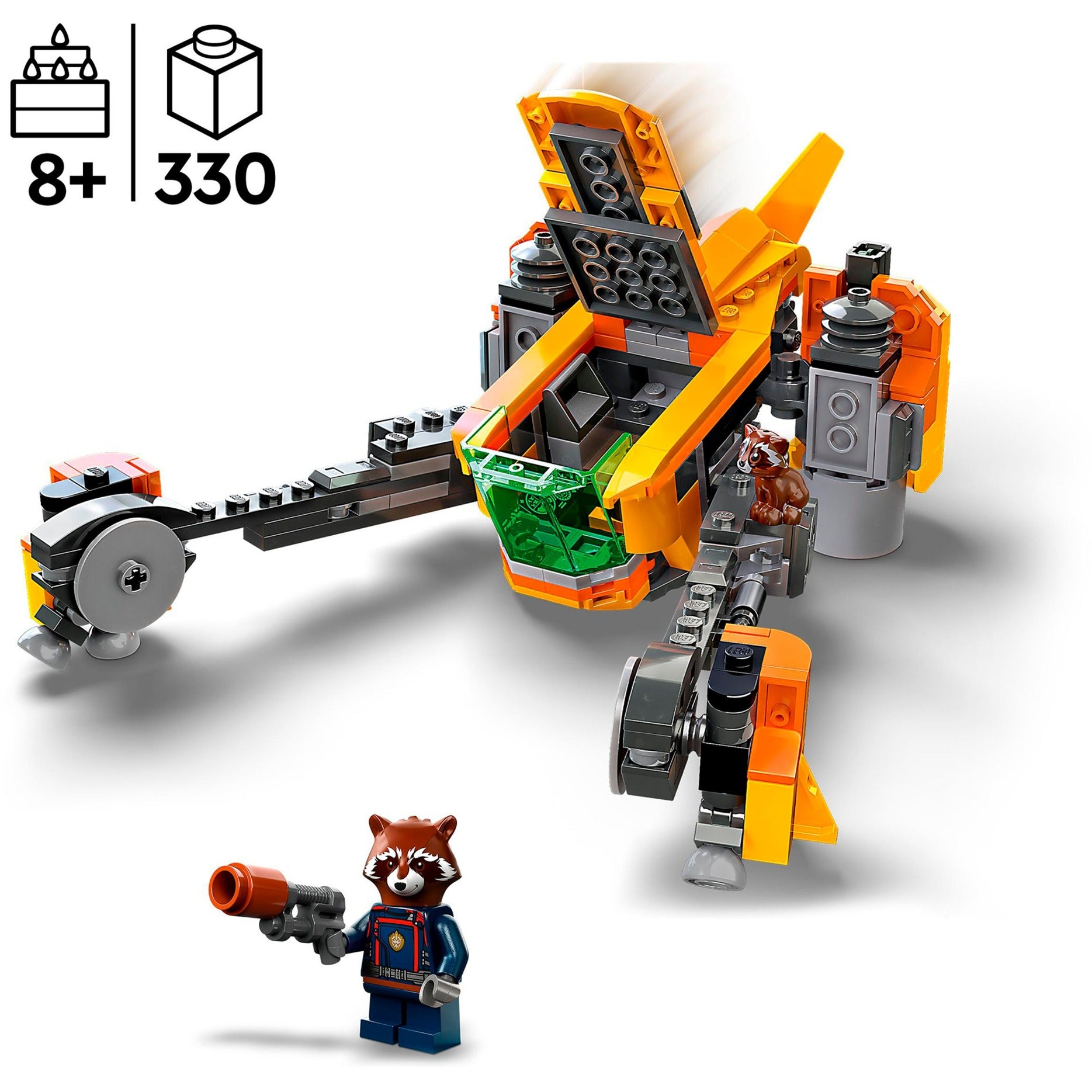 Lego super heroes 76254 het schip van baby rocket
