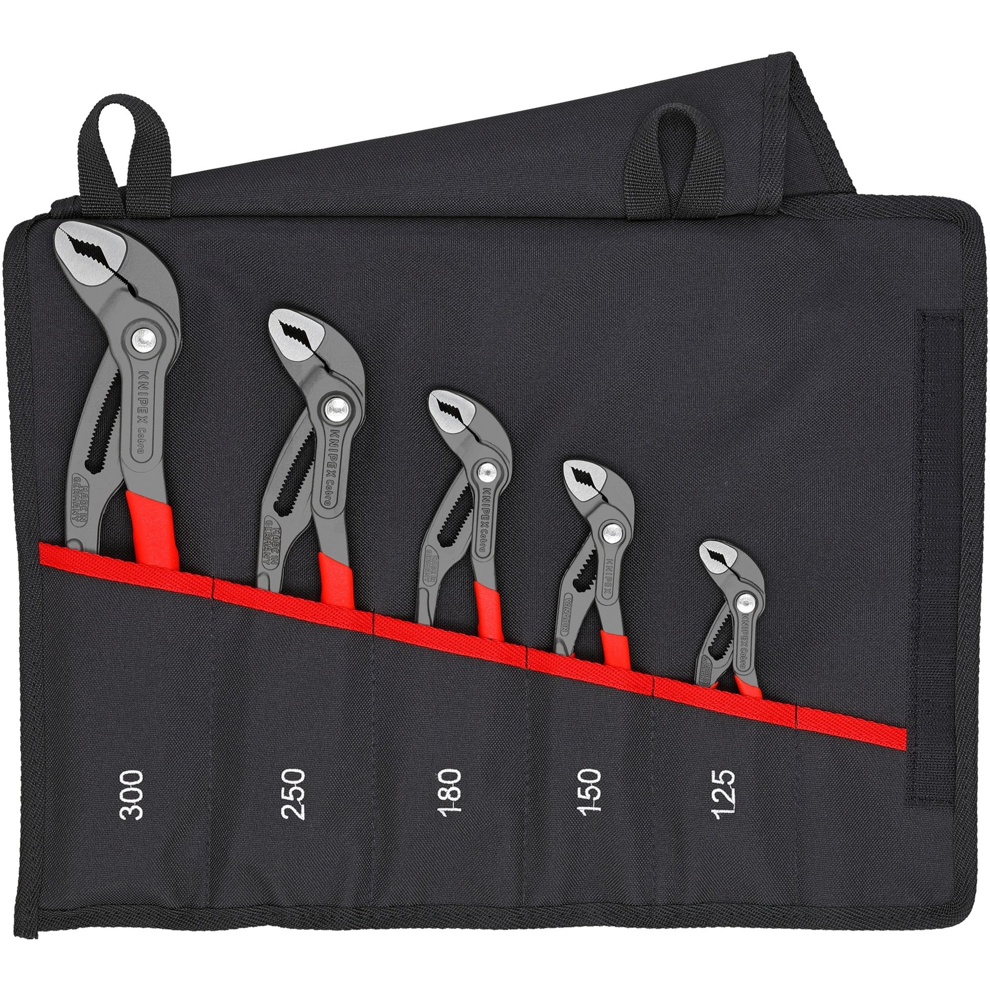 Knipex 00 19 55 s5 waterpomptangenset werkplaats 5-delig