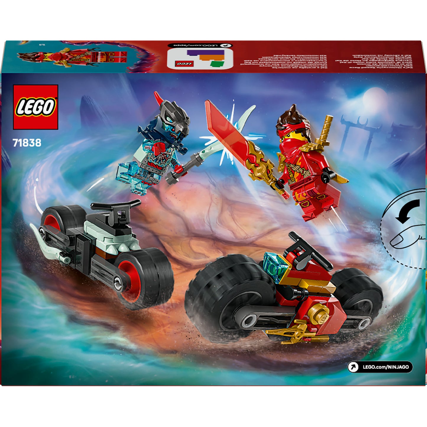 Lego ninjago 71838 kai's motorrace