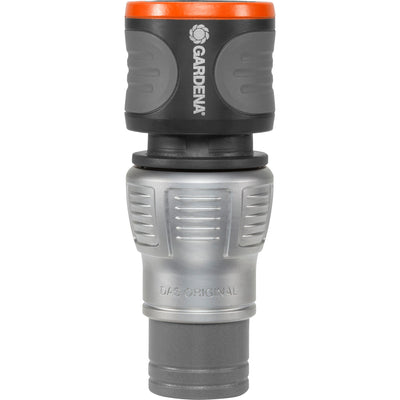 Gardena premium slangstuk 13 mm (1 2 ) - 15 mm (5 8 ) (grijs zilver, 18255-20)
