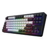 Hator rockfall 3 tkl wireless rgb mechanisch gaming toetsenbord (zwart, us lay-out (qwerty), 80% (tkl), rgb, pbt keycaps, hotswap, 2.4 ghz bluetooth usb-c)