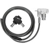 Targus defcon ultimate universal keyed cable lock with adaptable lock head diefstalbeveiliging