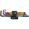 Wera inbussleutelset 950 9 hex-plus multicolour hf 1 (zwart, 9-delig, kleurgecodeerd)