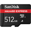 Sandisk microsd express 512 gb geheugenkaart (zwart, class 3 (u3))