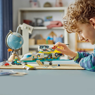 Lego ® city ambulancevliegtuig, speelgoedvliegtuig - 60465