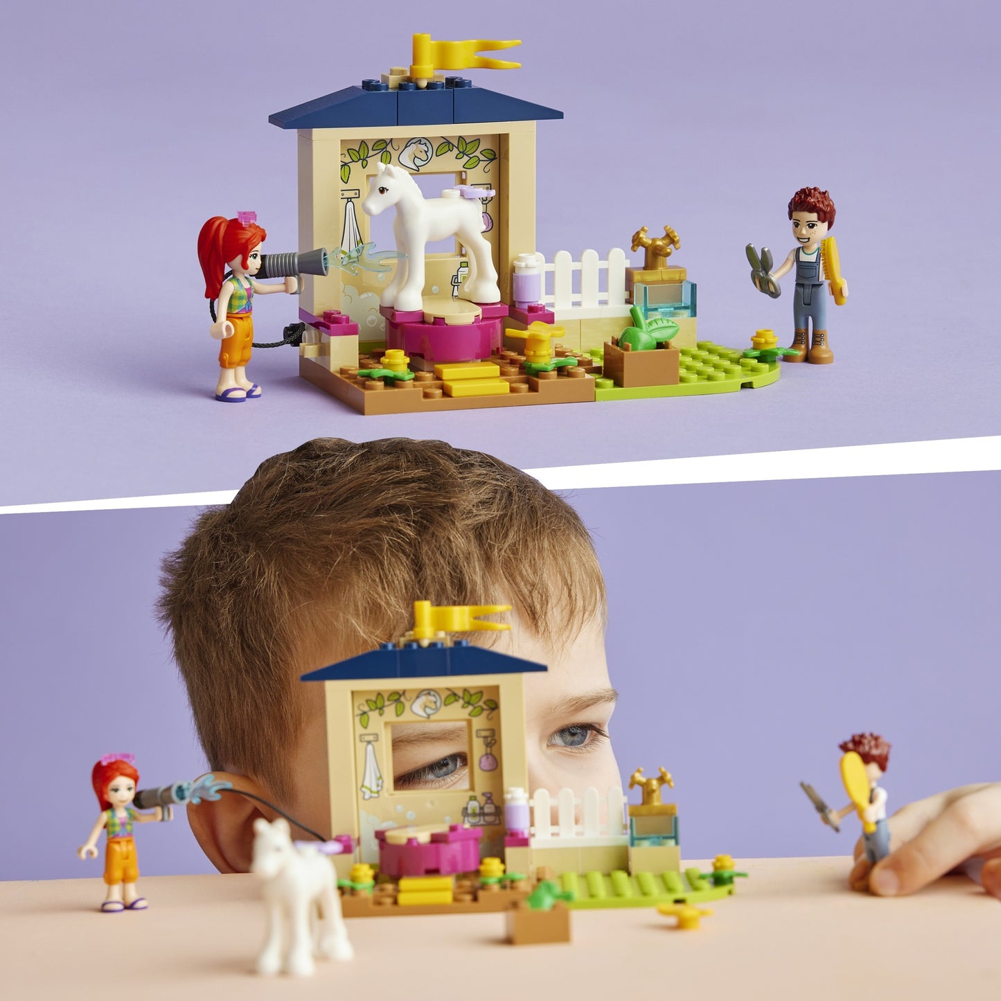 Lego friends - ponywasstal constructiespeelgoed (41696)