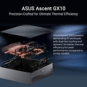 Asus ascent gx10 arm v9.2-a 128 2 mini-pc (donkergrijs | nvidia gb10 grace blackwell | dgx spark | nvlink-c2c | 128 gb | 2 tb ssd) - afbeelding 17