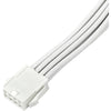 Silverstone sst-pp07e-eps8w-v2, eps 12v 8pin (4+4) verlengkabel (wit, 30 centimeter)