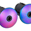 Supacaz Super sticky kush galaxy stuurlint zwart oil slick inclusief oil slick aluminium stuurplug