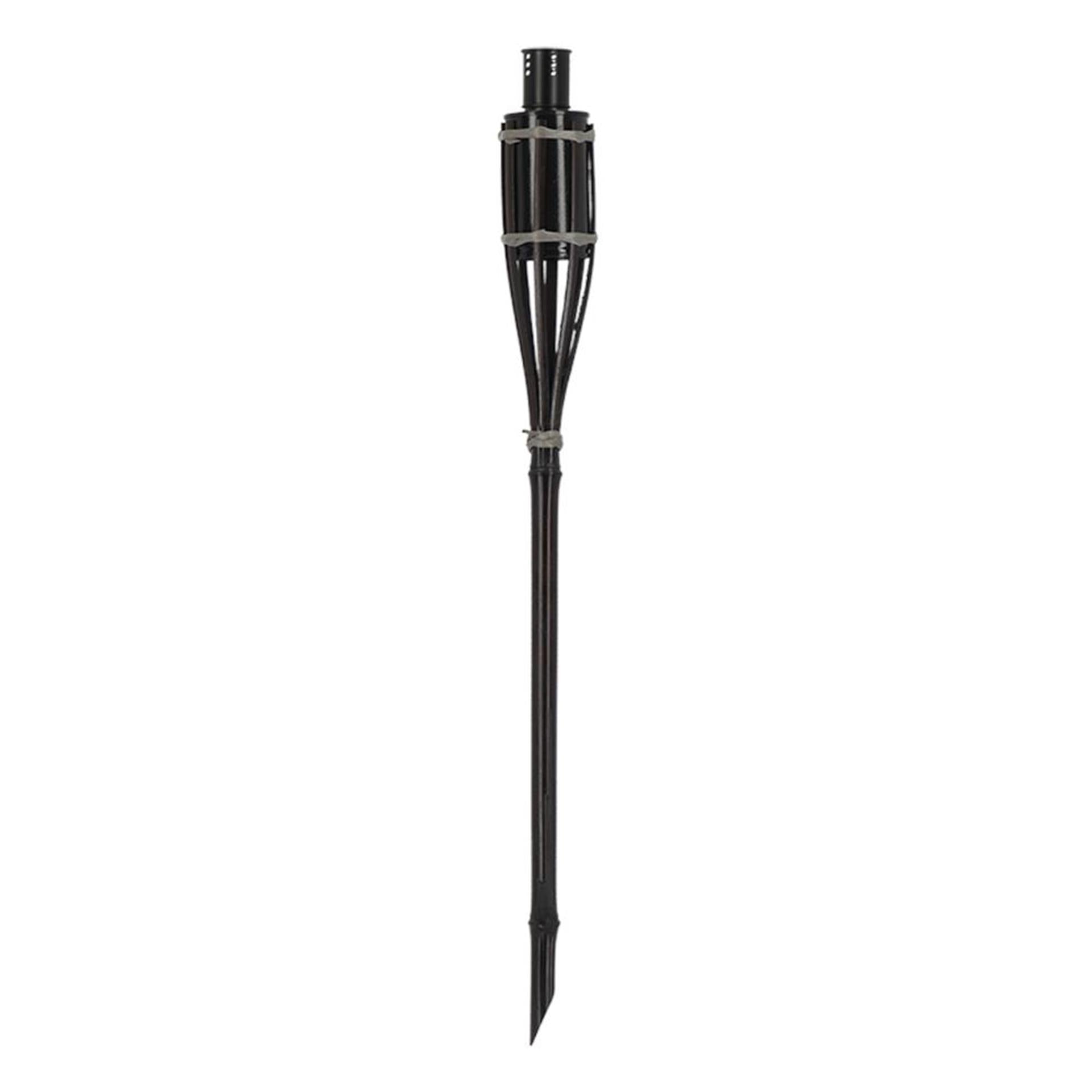 Esschert design fakkel bamboe zwart dia5,5x60 cm