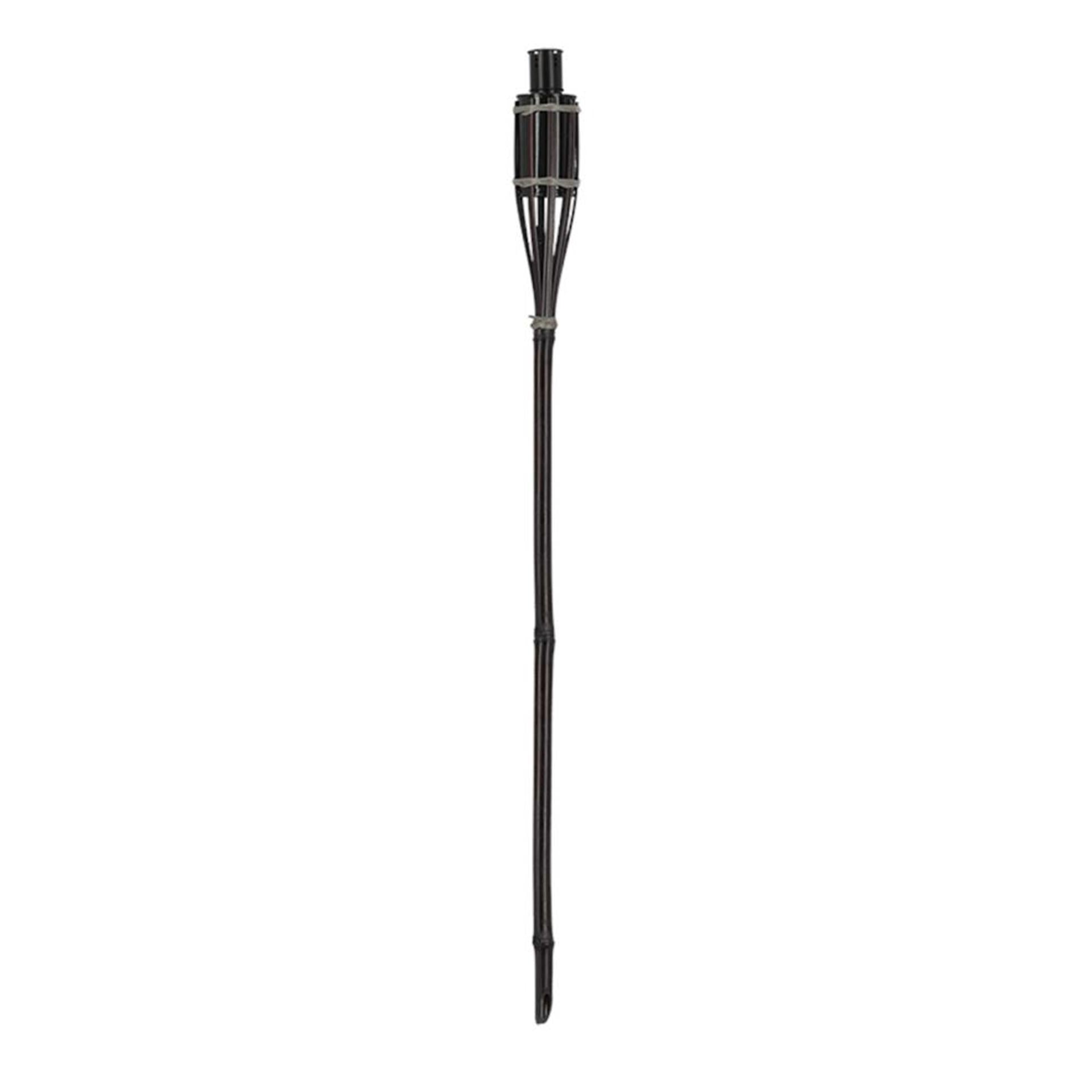 Esschert design fakkel bamboe zwart dia6x90 cm 125ml