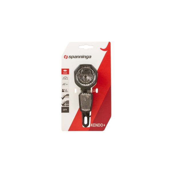 Spanninga koplamp Kendo Xdo 30 lux on off v-brake + kabel