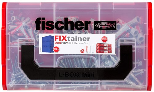 Fischer fixtainer duopower pluggen met schroeven