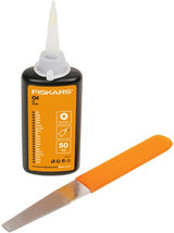 Fiskars onderhoudsset gereedschap - met diamantveil olie - afbeelding 1