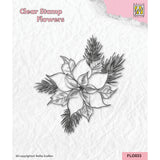 Nellie's choice • flower clear stempels poinsetta - afbeelding 1