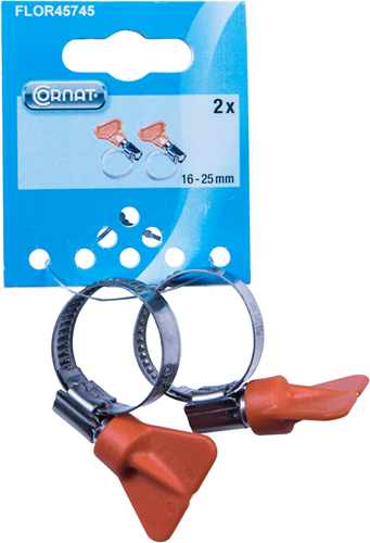 Cornat spanring 16-25mm (2st) vleugel rvs - flor45745