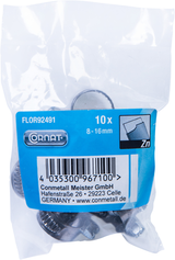 Cornat spanring 8-16mm (10st) rvs - flor92491 - afbeelding 2